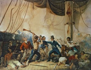 1813年切萨皮克岛上的近战 作者 未知未知